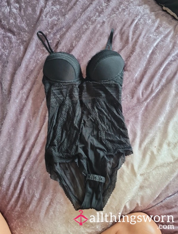 S**y Bodysuit With Popper Gusset
