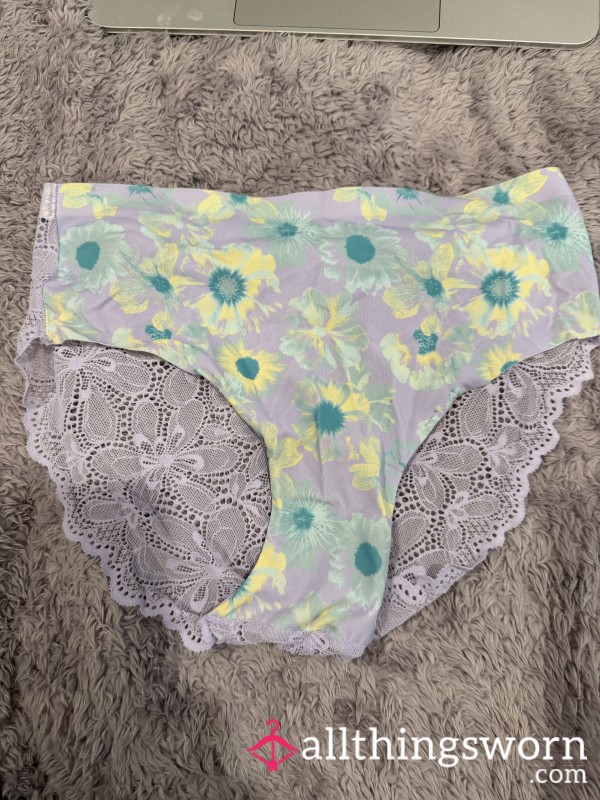 S**y Cheeky Panties With Silky Smooth Front And Lace On Back Side. Stretchy Size Small Multi Color.  Comes With 1 Day Wear, Free Shipping With Tracking In U.S.