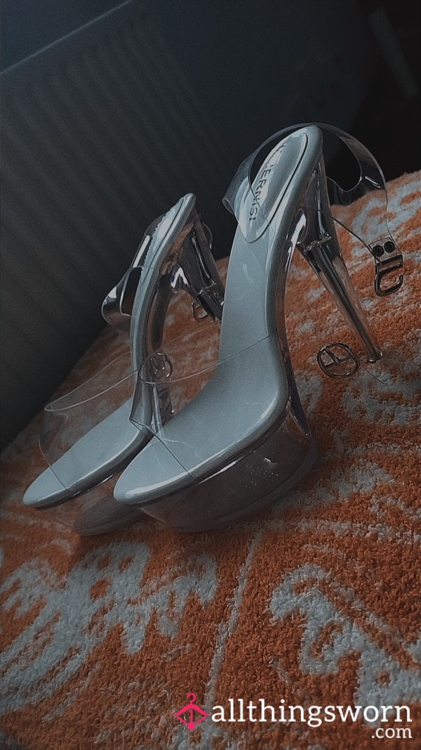 👠s**y Clear Stilettos👠
