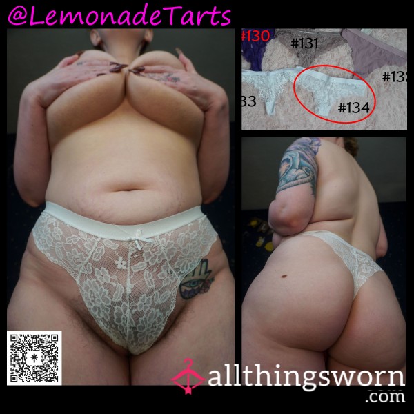 S**Y, CLEVER TITLE - NYLON BLEND, SIZE LARGE (VARIETY PANTIES (2) LISTING #134)