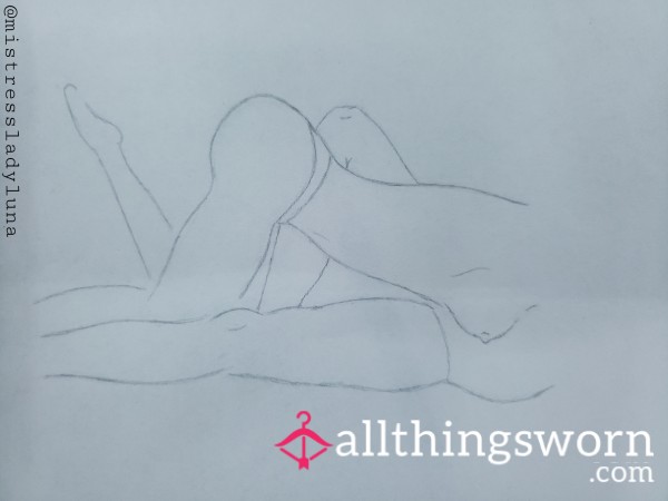 S**y Couples Sketch, 7x7