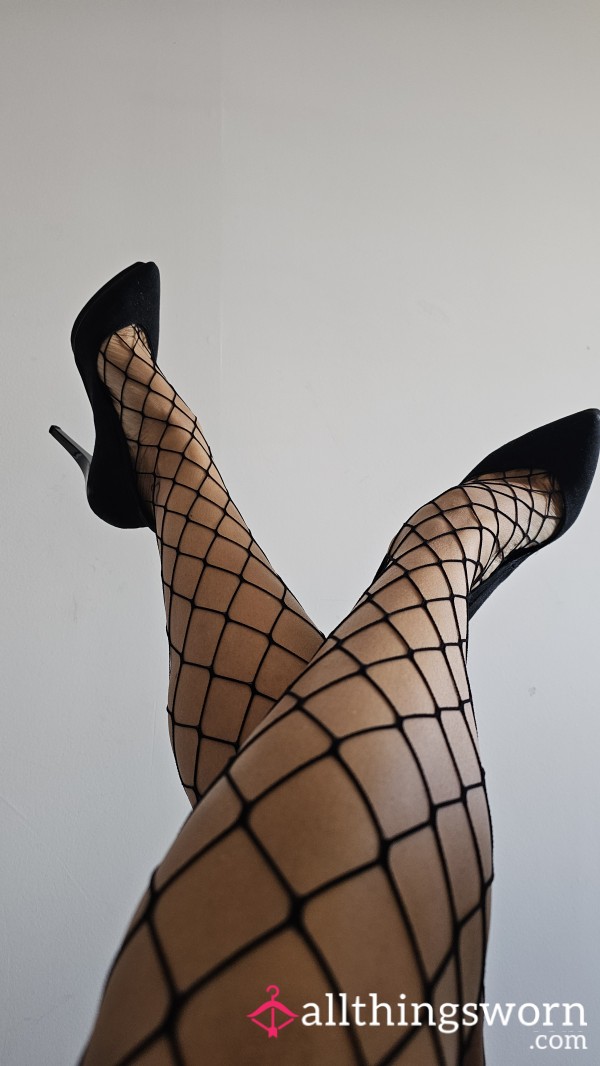 S**y Fishnet Tights Worn By Yours Truly 😈
