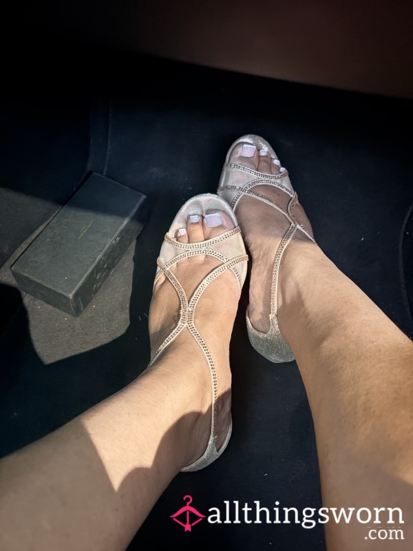 S**y French Toes In Sparkly Heels