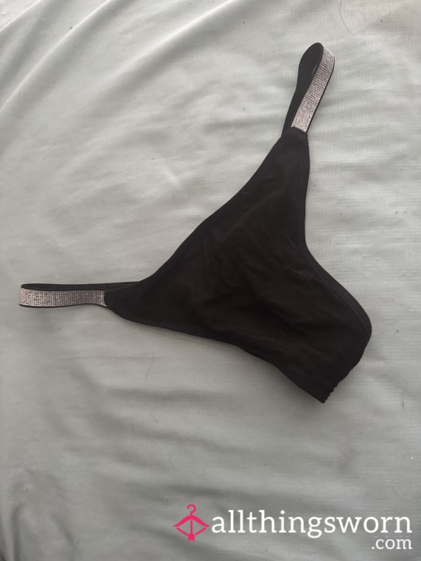 S**y Glitter Strap Black