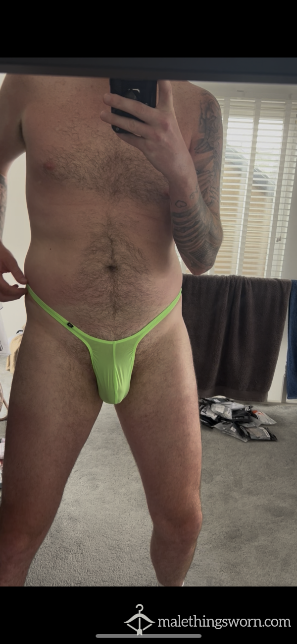 S**y Green Thong