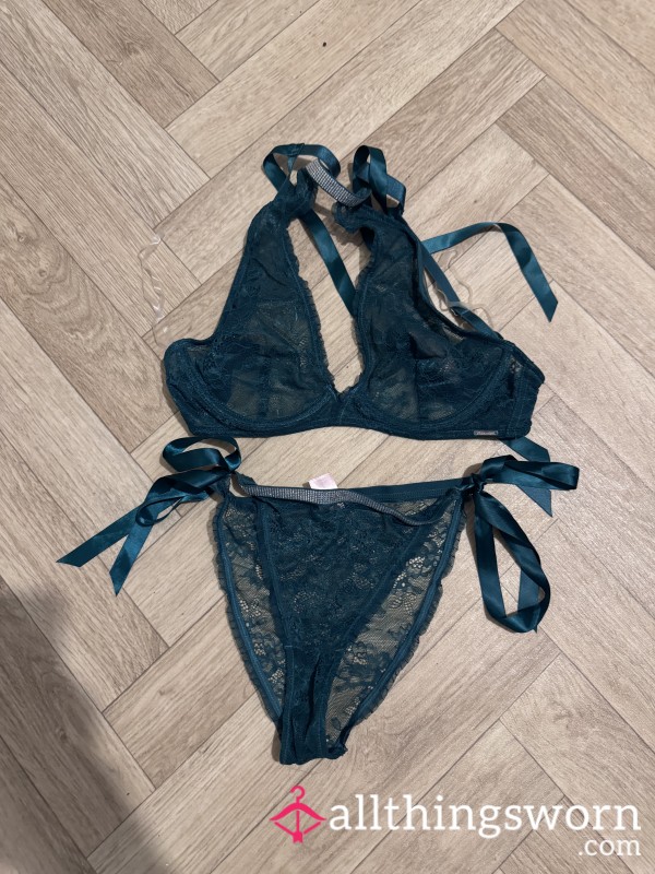 S**y Green Underwear Set