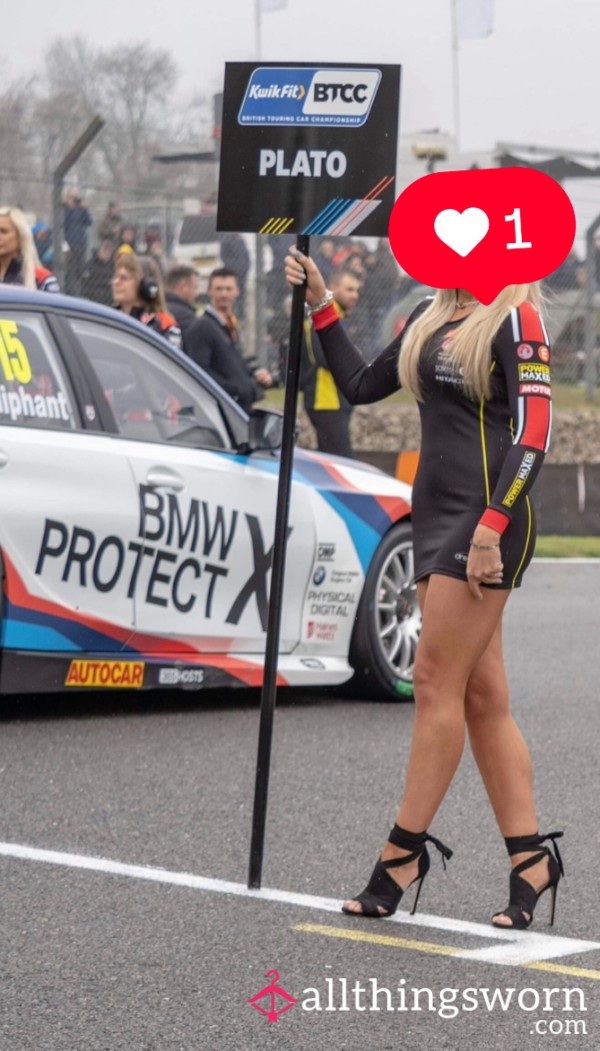 S**y Grid Girl Heels