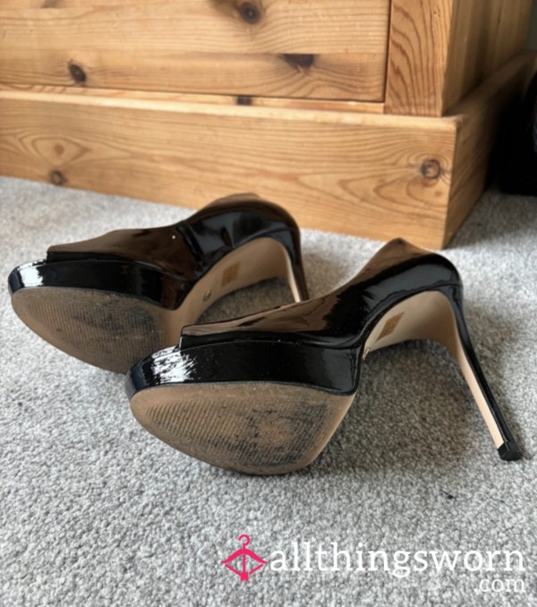 S**Y LEATHER PVC HIGH HEELS