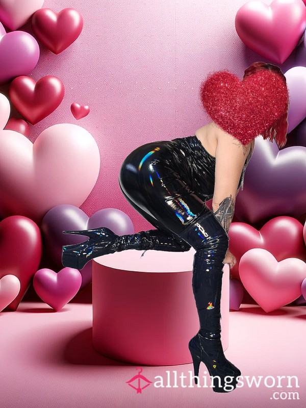 S**y Holo Over The Knee Pleaser Boots 😈😈 High Heels