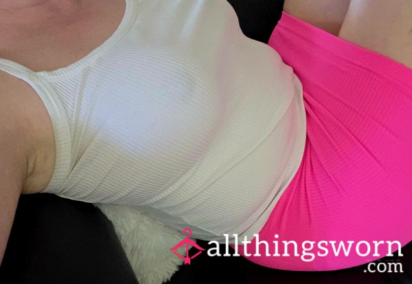 S**y Hot Pink Pencil Skirt.