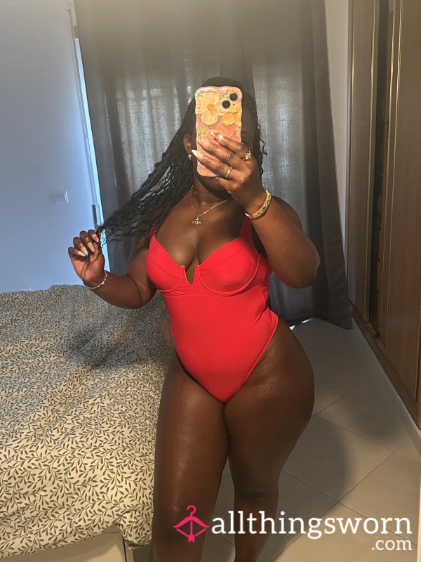 S**y Hot-red One Piece Bathing Suit/swimsuit