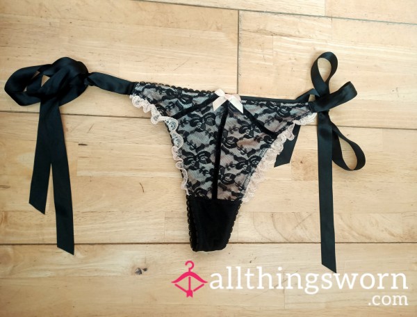 S**y Ribbon Tie Brief By Ann Summers