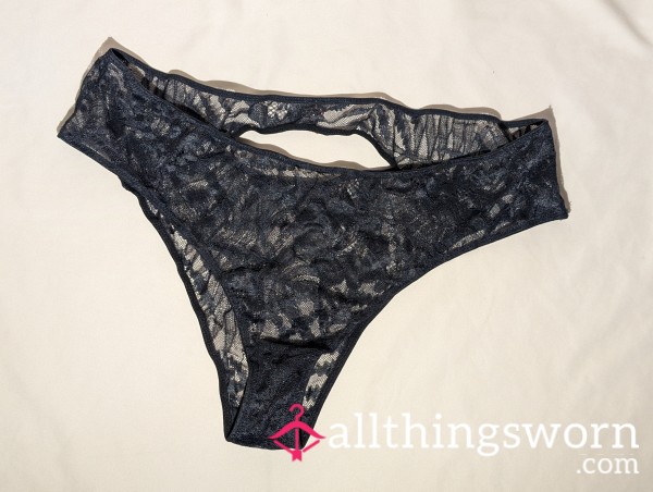 S**y Lace Cheeky With P**kaboo,.