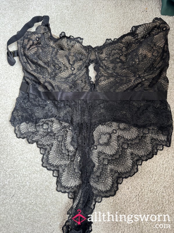 S**y Lace One Piece- Worn Once For A Threesome