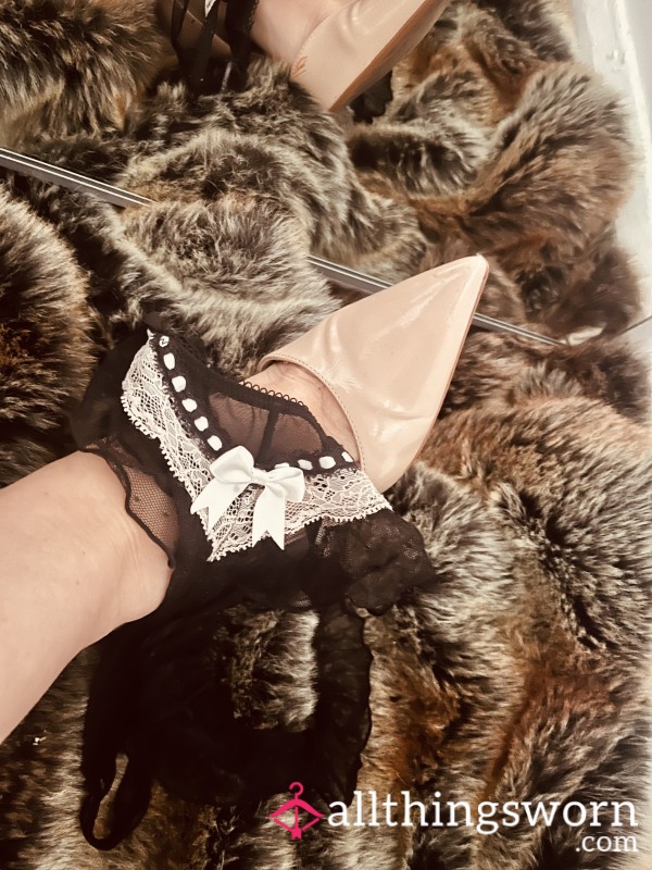Tiny S**y Lace Thong