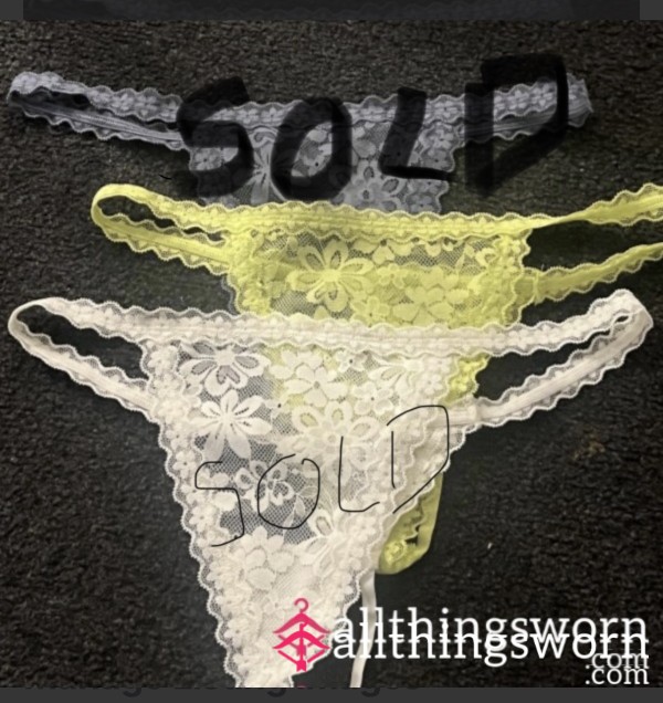 S**y Lace Thongs