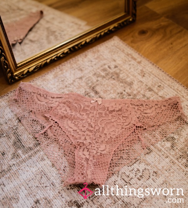 Old Lacy Panties, 48hr Wear 💦