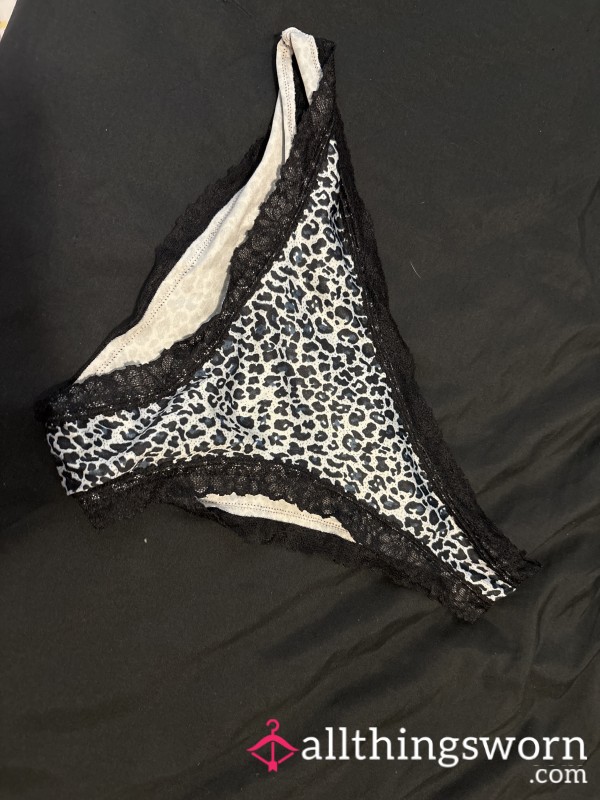 S**y Leopard Panties 48 Hours Worn