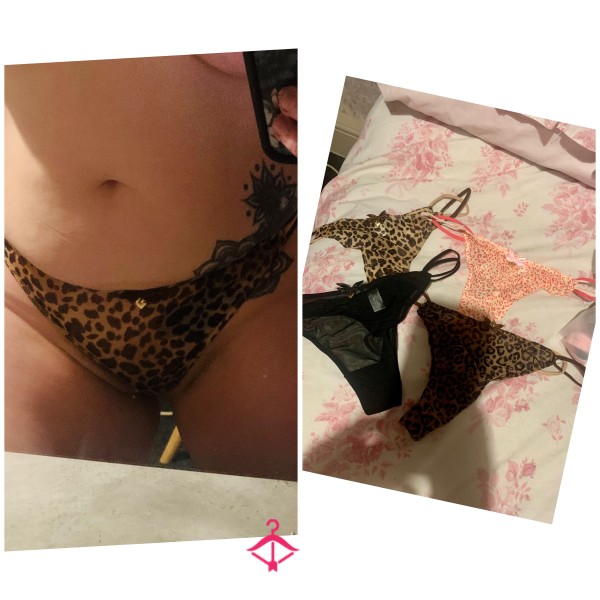 S**y Leopard Print Thongs