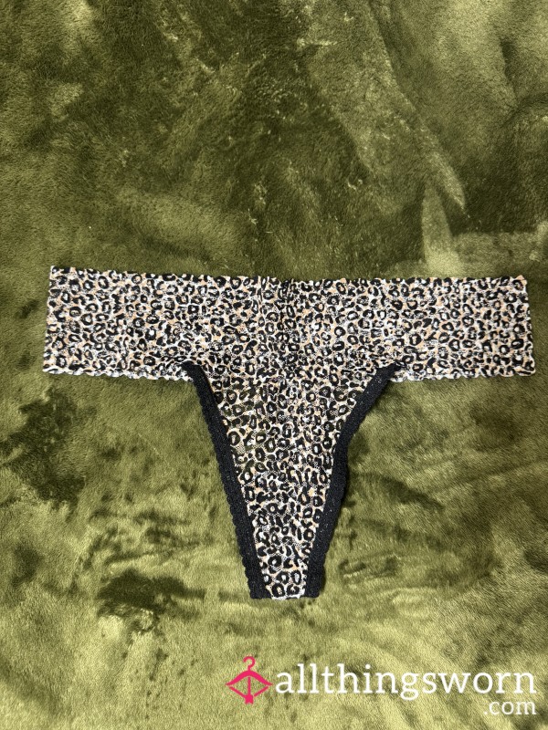 S**y Leopard Thong