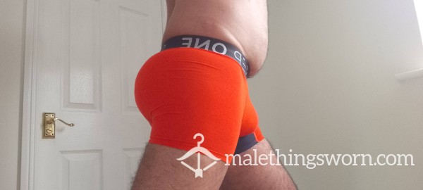 Red Mens Trunks – Worn By Hairy UK Guy