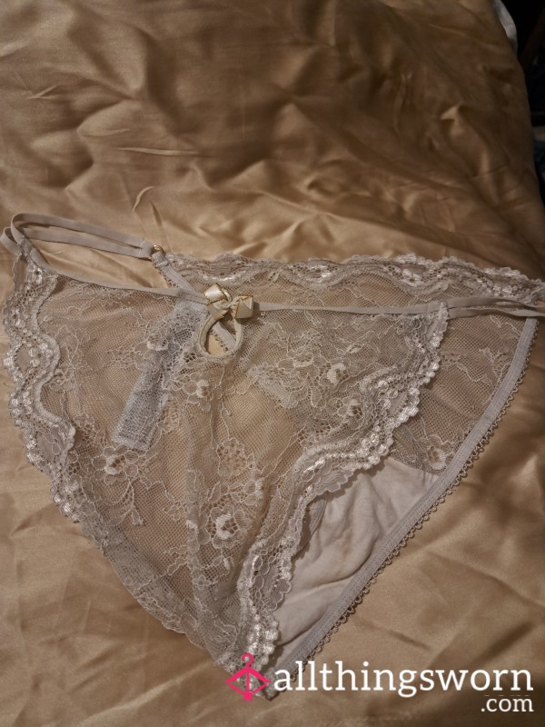 S**y M&S Panties, Zoom In Can You See It ?  They Felt Wonderful Against My Skin All Day. They Smell Of Me On Them. Come On You Know You Want To, Message Me