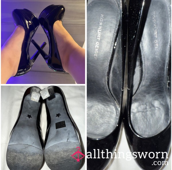 Worn Patent High Heels