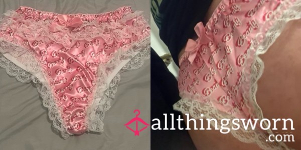 S**y Pink And White Panties