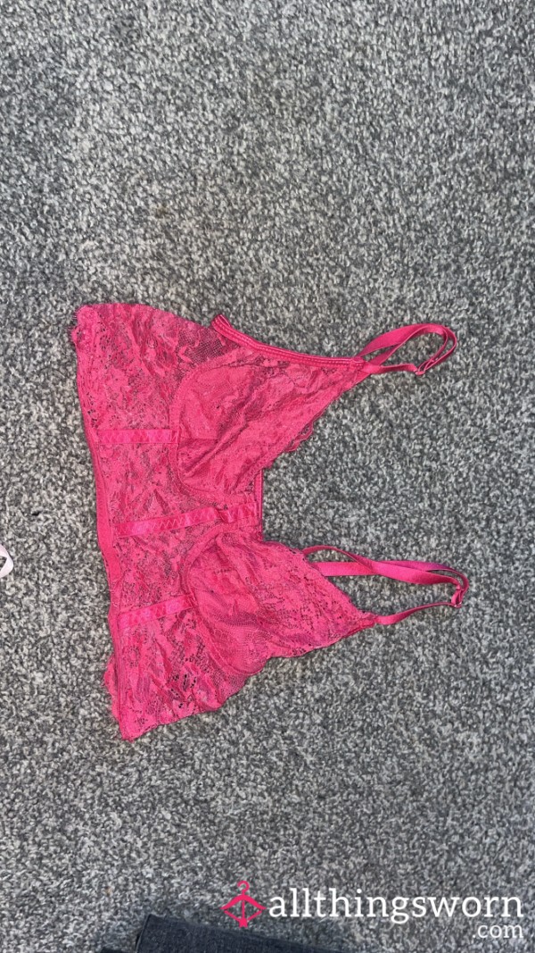 S**y Pink Corset Styled Lingerie Top