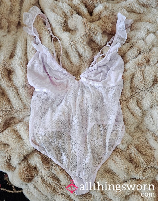 S**y Pink Lace One Piece