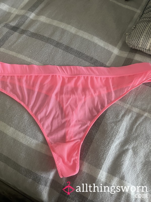 S**y Pink Night Time Thongs