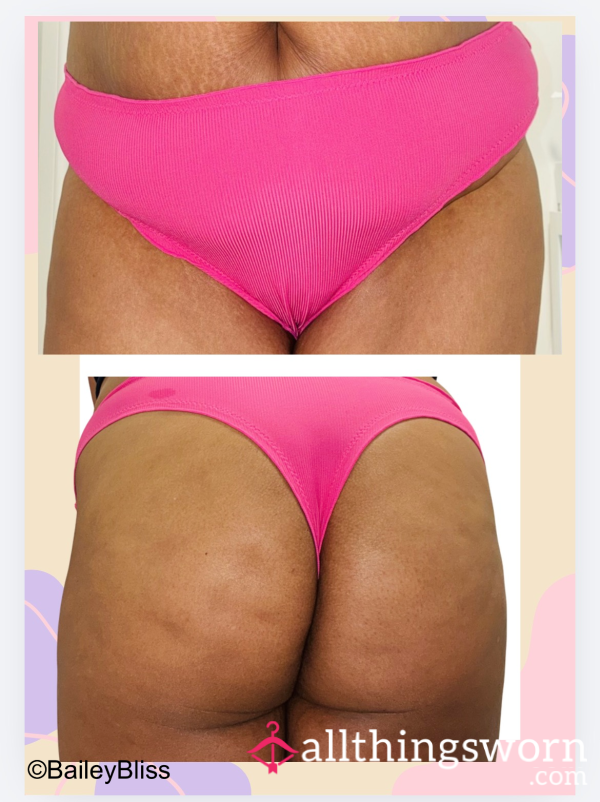 S**y Pink Thong - 48hrs Included