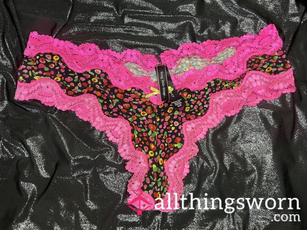 S**y Pink Victorias Secret Thong.