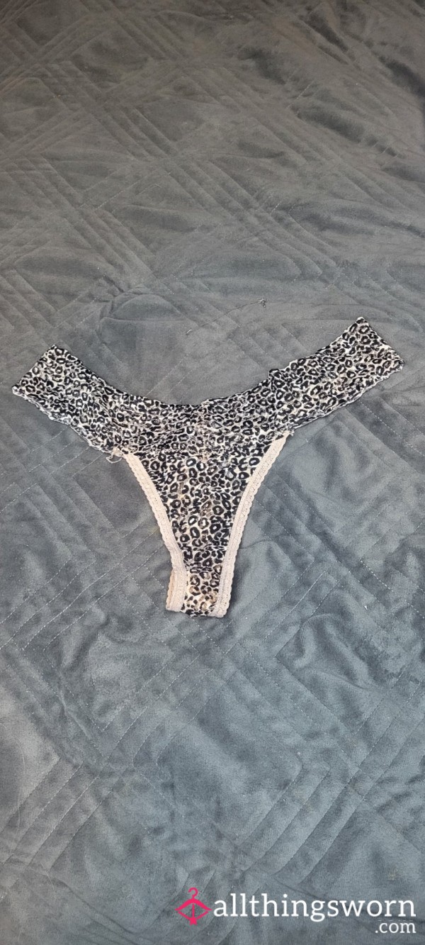 S**y Print Thong Lingerie Styled