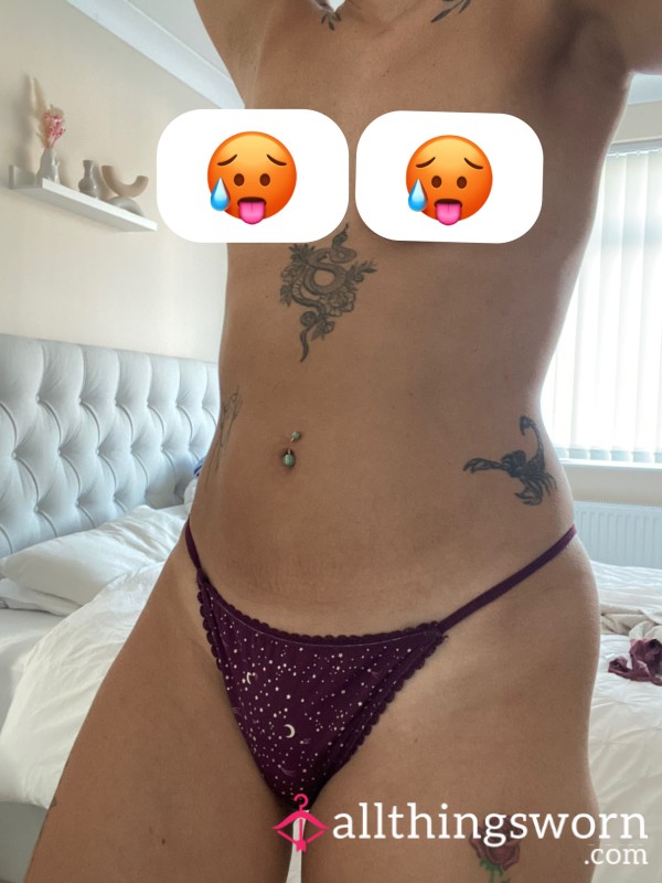 S**y Purple Thong