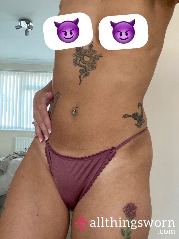 S**y Purple Thong