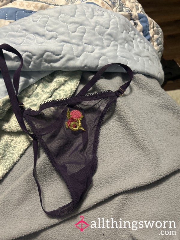 S**y Purple Thong With Purple