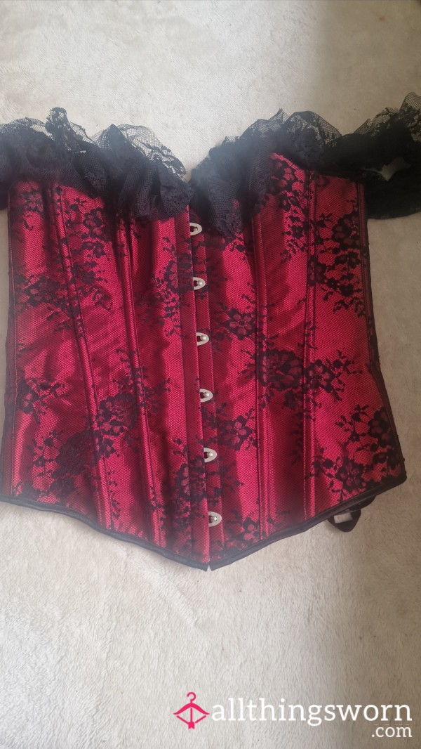 S**y Red And Black Corset