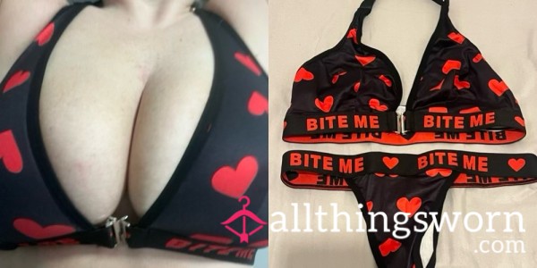 S**y Red And Black Valentines Set