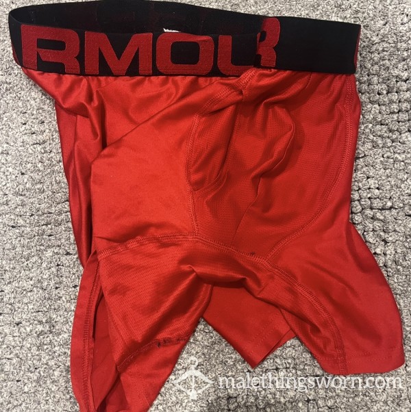 S**Y RED BOXERJOCKS (Under Armour)