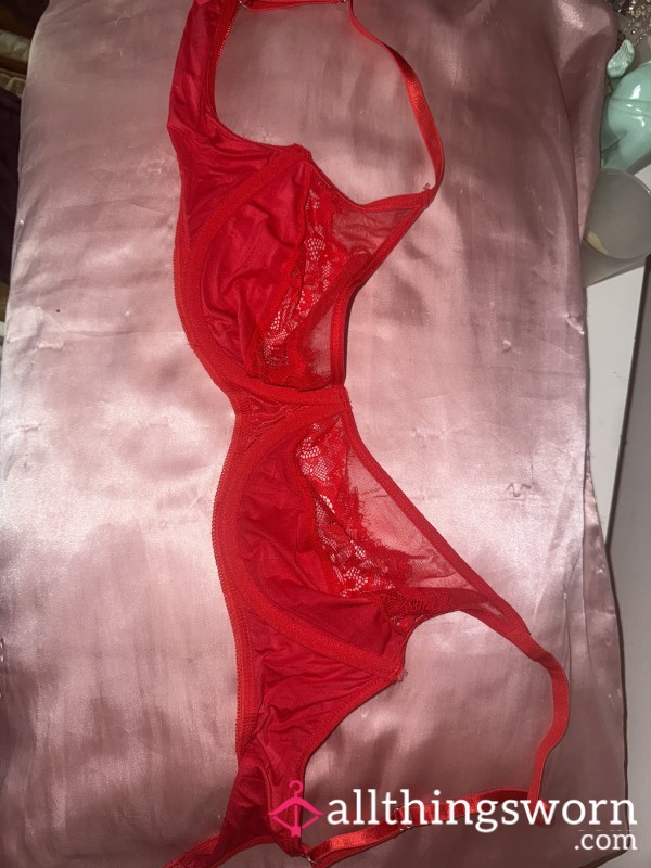 S**y Red Bra 💋