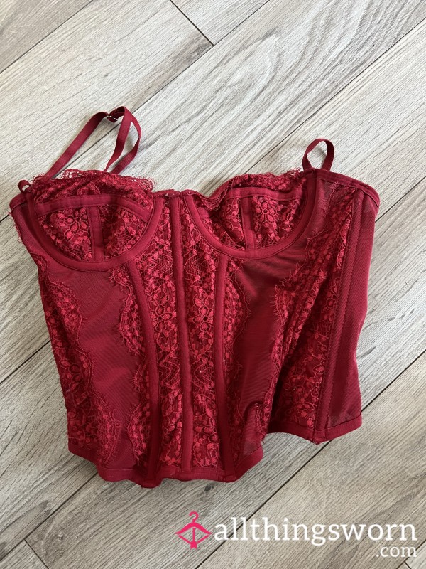 S**y Red Corset