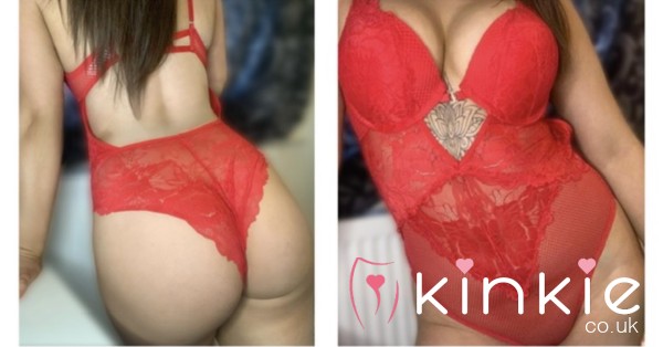 S**y Red Lace Bodysuit