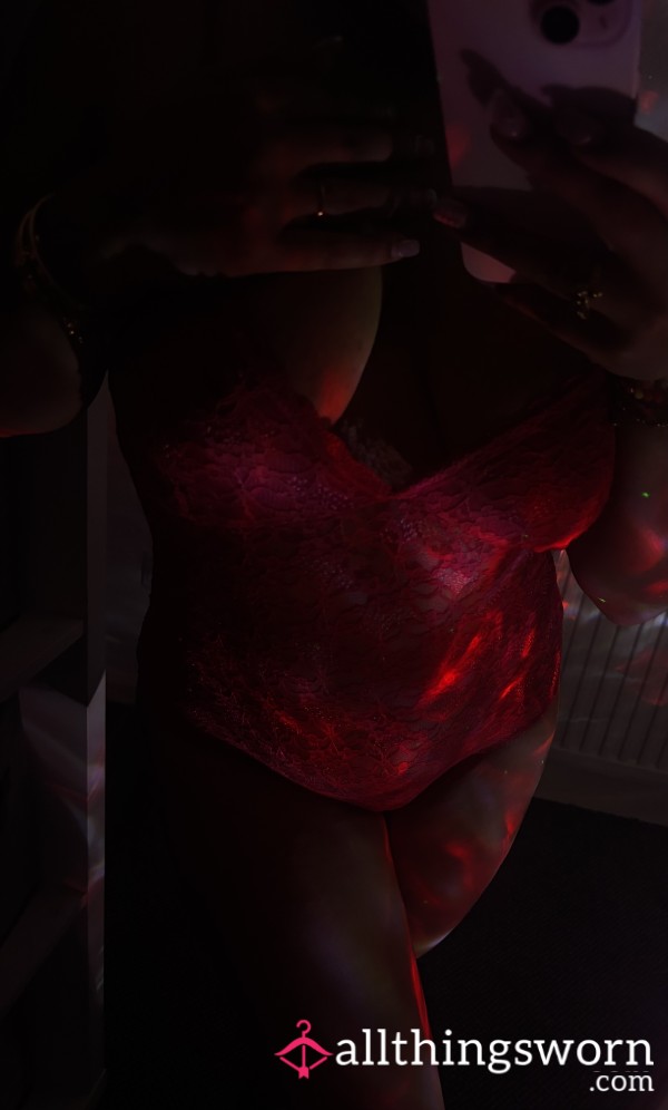 S**y Red Lace Lingerie