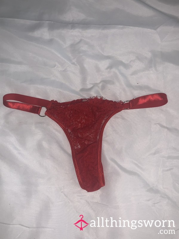 S**y Red Lace Thong