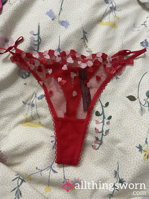 S**y Red Lace Thong ❤️