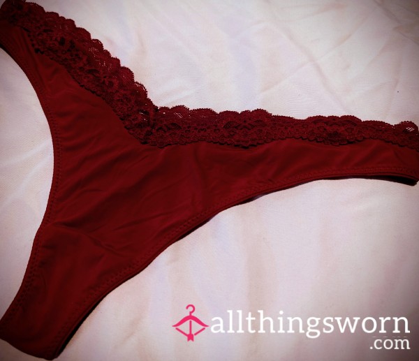 S**y Red Lace Thong