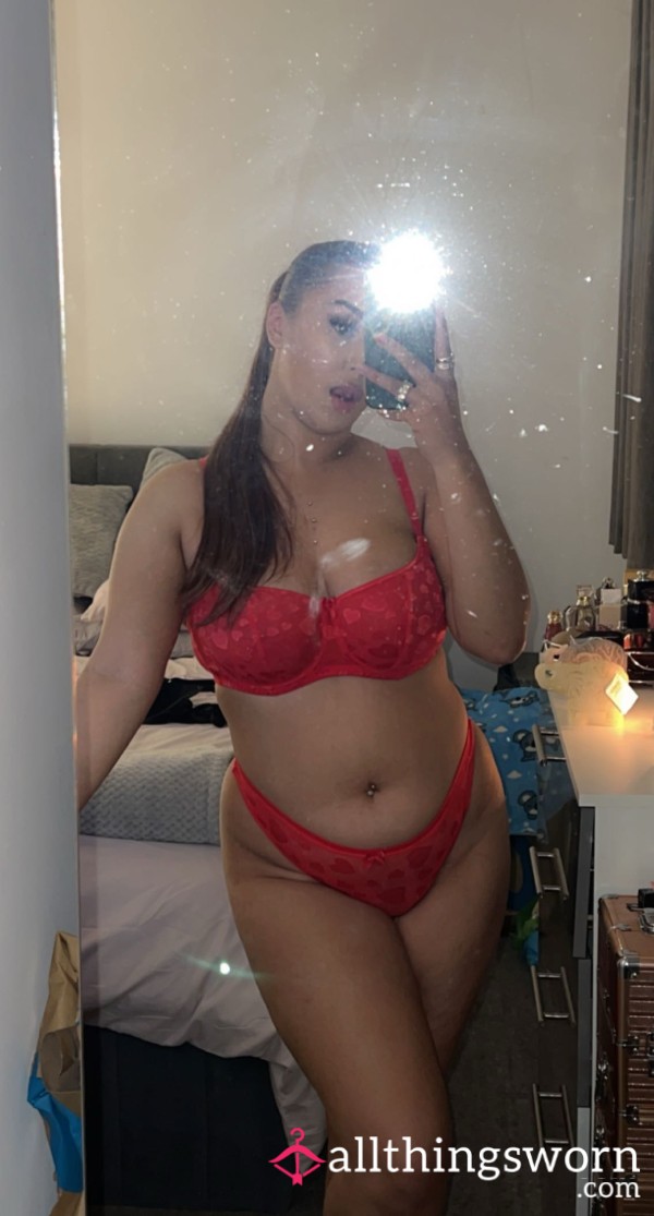 S**y Red Lingere