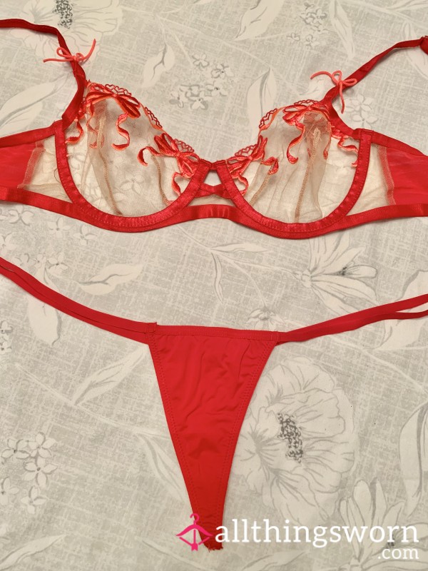 S**y Red Lingerie