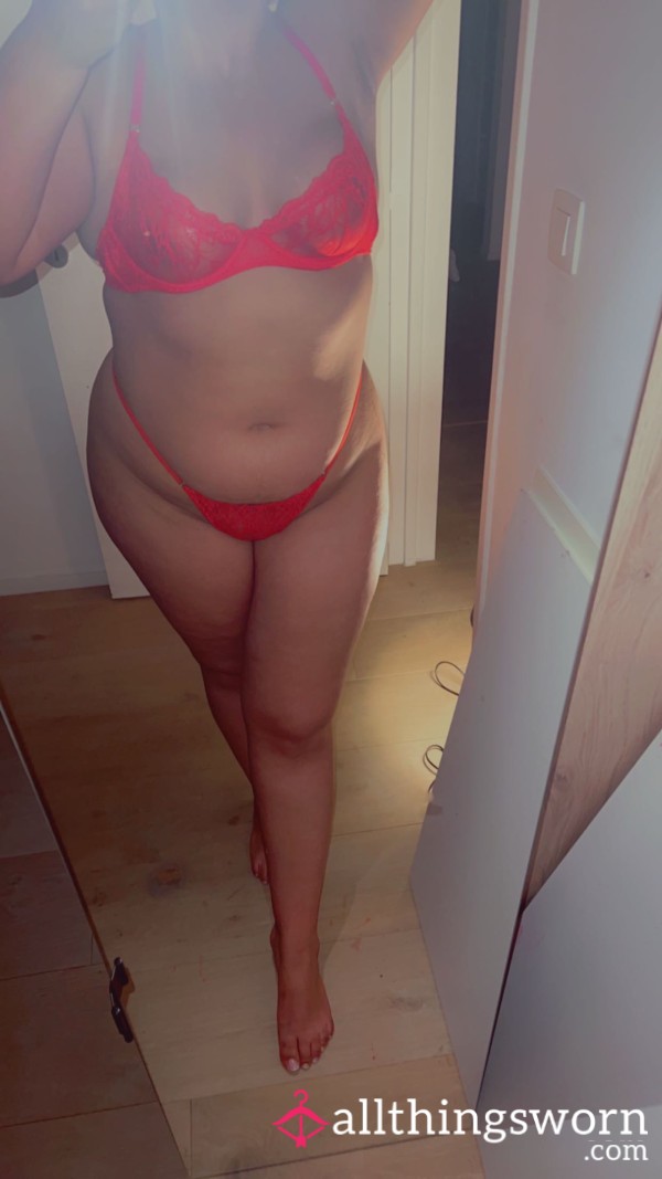 S**y Red Lingerie Set